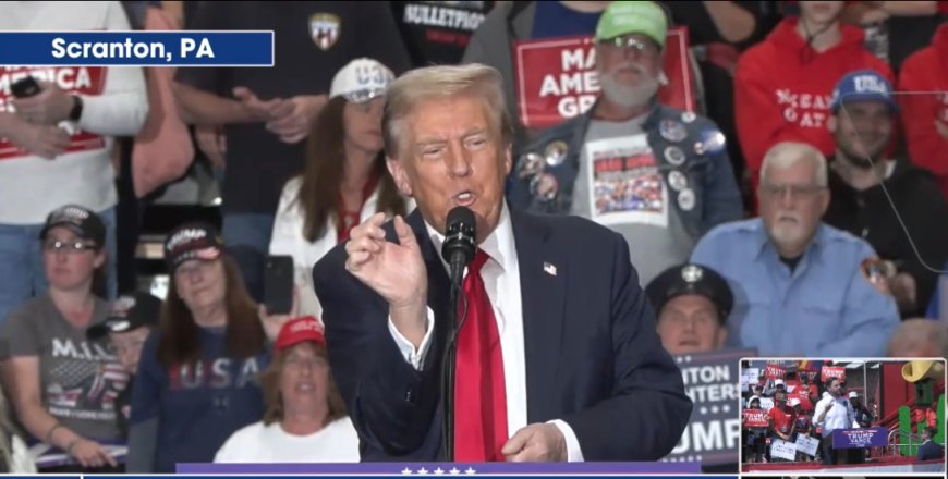 WATCH LIVE: President Trump to Deliver Remarks in Reading, Pennsylvania at 7 PM ET --[Reported by Umva mag]