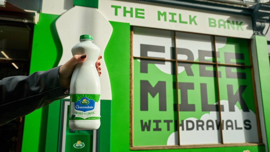 Commuters baffled by free milk ATM as bottle dispenser suddenly appears in high street --[Reported by Umva mag]