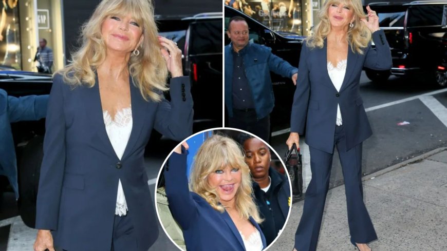 Hollywood legend, 78, has barely aged a day as she shows off her glam look in New York --[Reported by Umva mag]