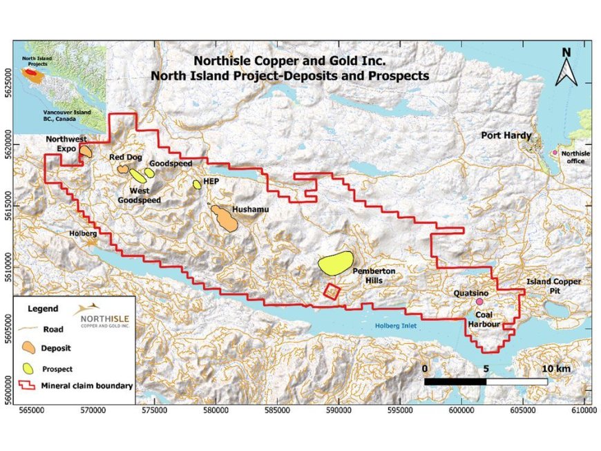 Northisle Announces North Island Project Indicated Resource Estimate Increased to 3.1 billion lbs Cu and 6.9 million ozs Au --[Reported by Umva mag]