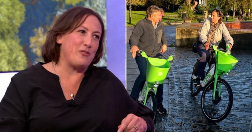 Miranda Hart’s husband revealed as couple snapped on romantic London bike ride --[Reported by Umva mag]