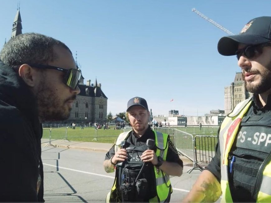 LILLEY: Parliament Hill cop bans man over opposition to Hamas --[Reported by Umva mag]