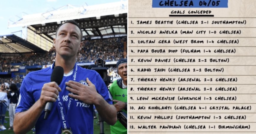 John Terry reveals one regret over his Chelsea Premier League record ‘that may never be broken’ --[Reported by Umva mag]