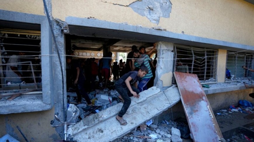 Palestinians say Israeli strike on Gaza school kills 27 --[Reported by Umva mag]