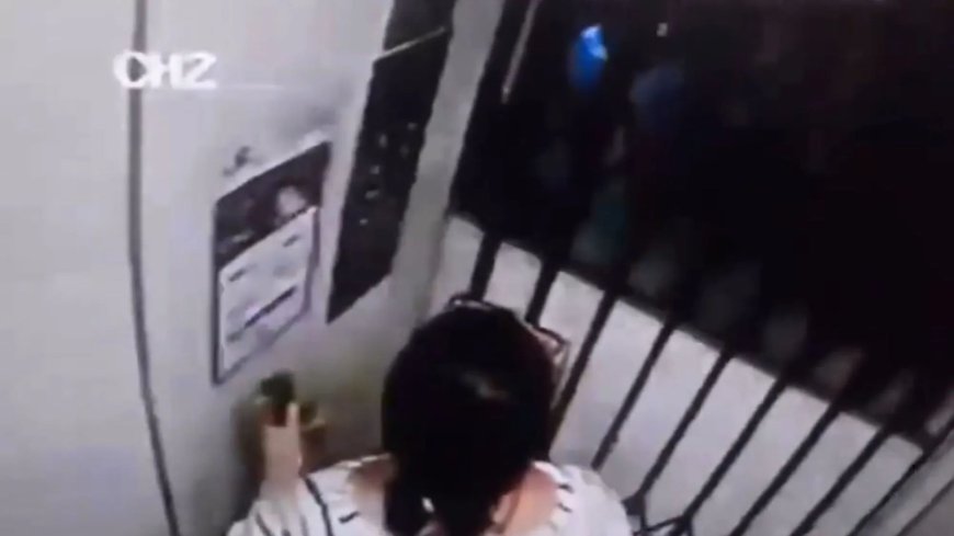 Horror moment wife plunged to her death in out-of-control lift from 5th floor as husband helplessly watched on CCTV --[Reported by Umva mag]