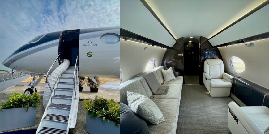 I toured a $65 million Gulfstream G650ER private jet like the one bought by Michael Jordan to see how the ultra-rich travel --[Reported by Umva mag]