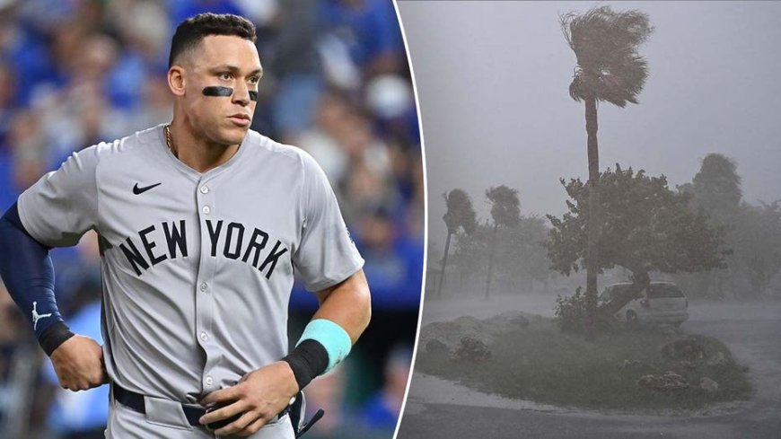 Yankees and Aaron Judge face possible Hurricane Milton damage during tense playoff run --[Reported by Umva mag]