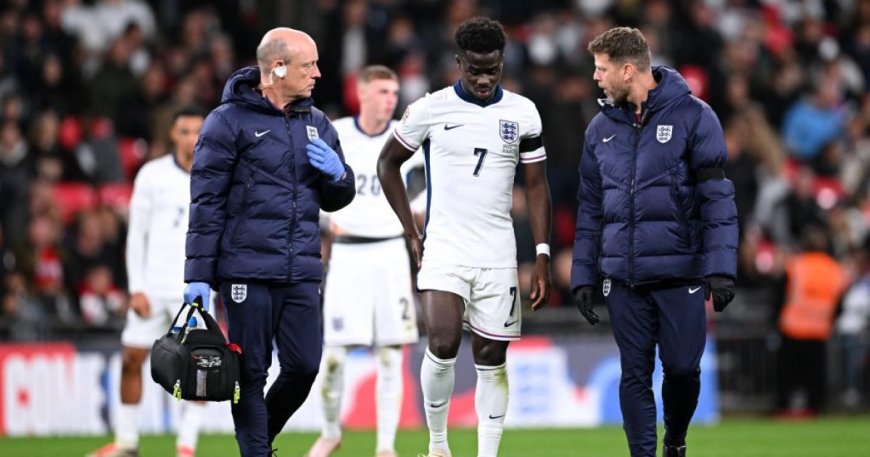 Bukayo Saka injury update as Arsenal star limps off during England defeat --[Reported by Umva mag]