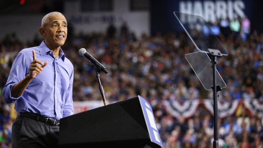 Obama, stumping for Harris in key battleground, charges Trump 'will makes problems worse' --[Reported by Umva mag]