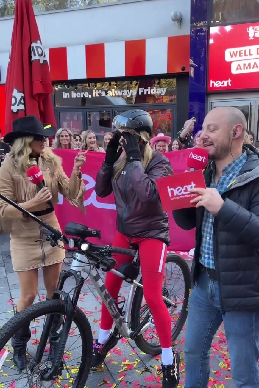 Amanda Holden Heart charity challenge 2024 UPDATES: Star completes her 250-mile bike ride from Cornwall to London --[Reported by Umva mag]