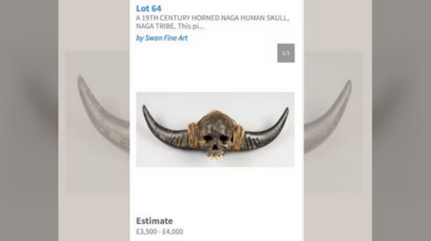 UK auction of human skull canceled after Indian intervention --[Reported by Umva mag]