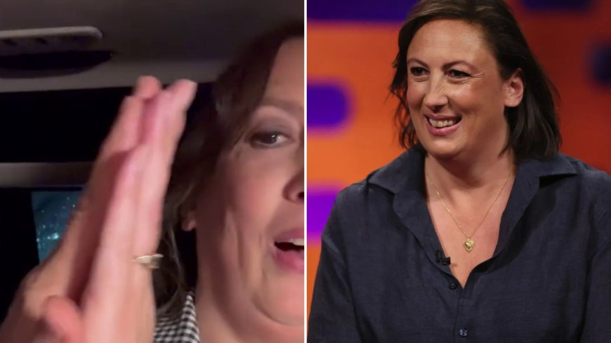 Miranda Hart reveals more sweet details of her secret wedding to mystery husband – after giving fans a glimpse at him --[Reported by Umva mag]