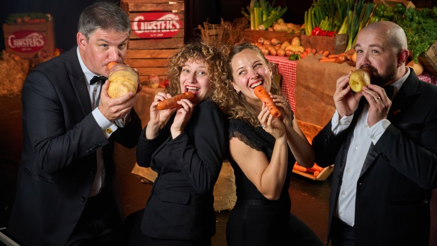 Musicians playing VEGETABLES to perform in London’s West End – using just swedes and potatoes --[Reported by Umva mag]