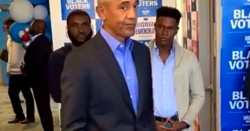 Obama Admits Black Men Don’t Like Kamala – Then Blames Their Distrust on Misogyny (VIDEO) --[Reported by Umva mag]