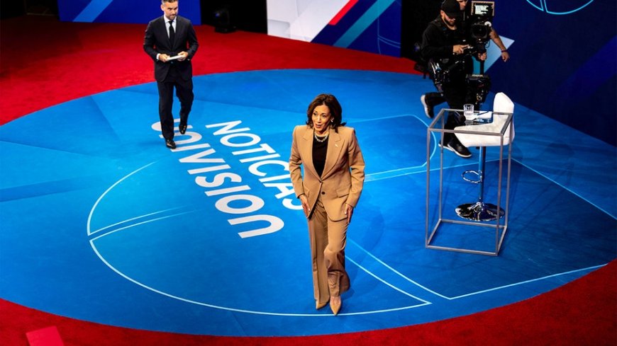 Harris makes pitch to Latino voters at Univision town hall: Top 5 moments --[Reported by Umva mag]