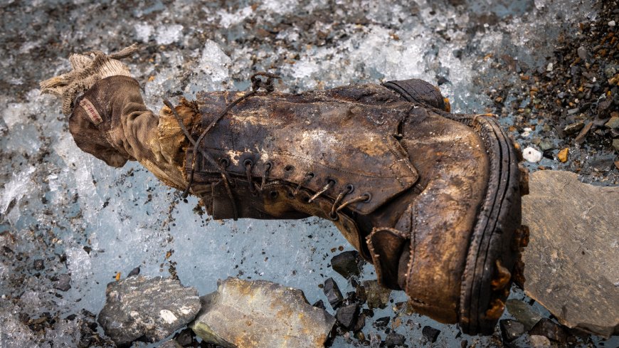 British explorer Sandy Irvine's foot discovered 100 years after he vanished on Everest --[Reported by Umva mag]