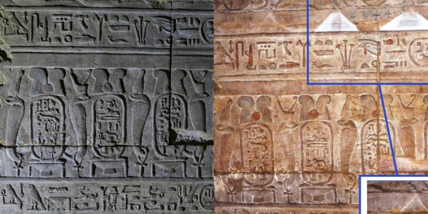 A 2,000-year-old temple is being restored to its original spectacular colors, adding new meaning to its ancient Egyptian inscriptions --[Reported by Umva mag]