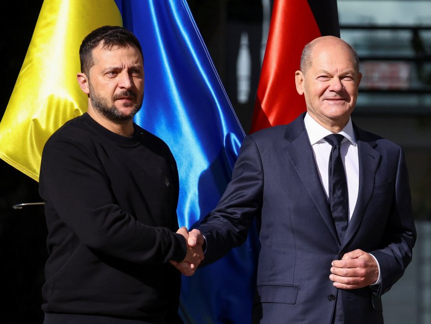 Zelenskyy urges allies to maintain aid as Scholz pledges weapons package --[Reported by Umva mag]