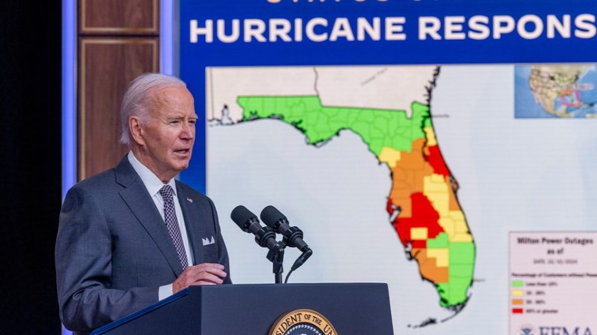 Biden to visit Hurricane Milton-ravaged Florida with damage estimates 'around $50 billion' --[Reported by Umva mag]