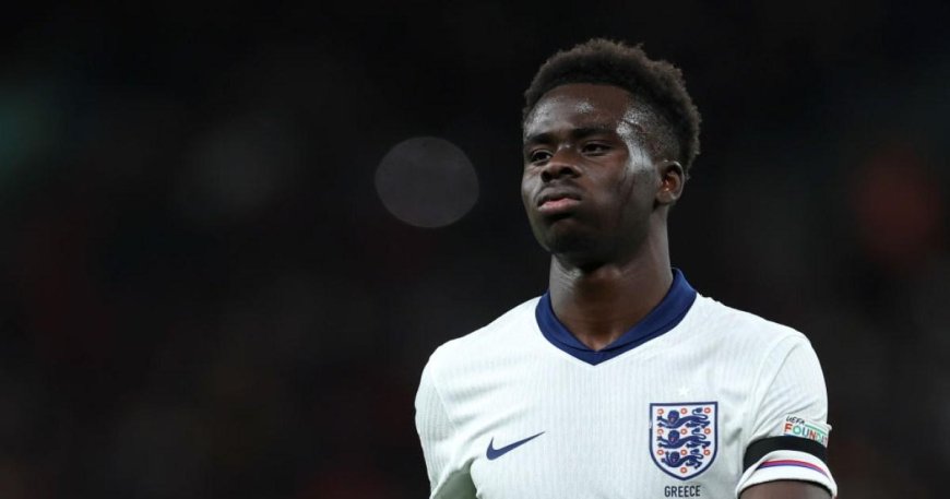 Bukayo Saka withdraws from England squad as Arsenal face anxious injury wait --[Reported by Umva mag]