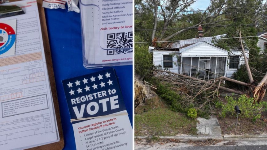 Democrats, civil rights groups push to extend voter registration in swing states battered by hurricanes --[Reported by Umva mag]