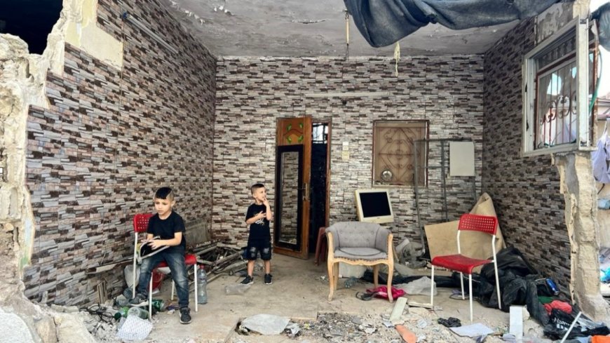 Half-life, half-house: Portrait of a Palestinian family after Israeli raids --[Reported by Umva mag]