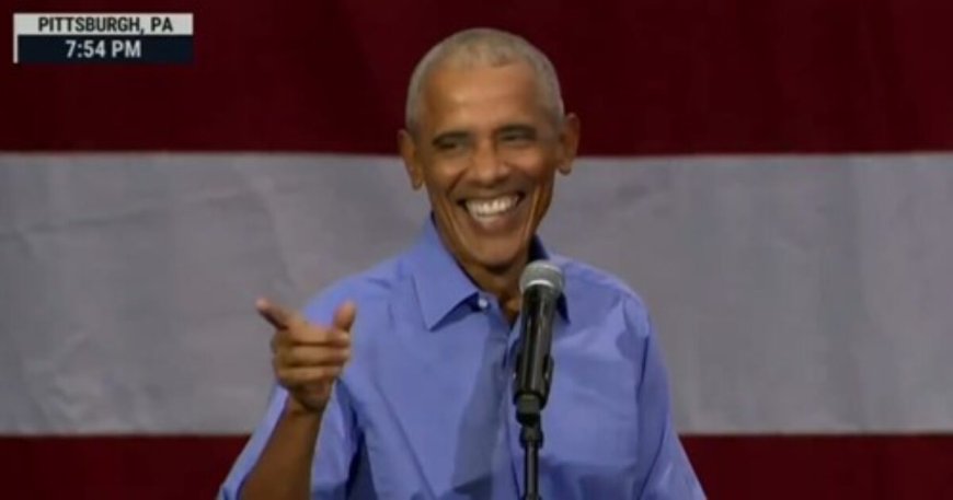 Social Media Users Erupt After Barack Obama Makes a Disgusting Joke About President Trump in Pittsburgh (VIDEO) --[Reported by Umva mag]