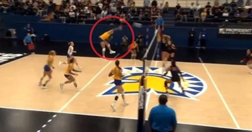 WAR ON WOMEN: Transgender (Bio Male) College Volleyball Player Viciously Smashes Ball Off Female Opponent’s Face, Sending Her Crumbling to the Floor (VIDEO) --[Reported by Umva mag]