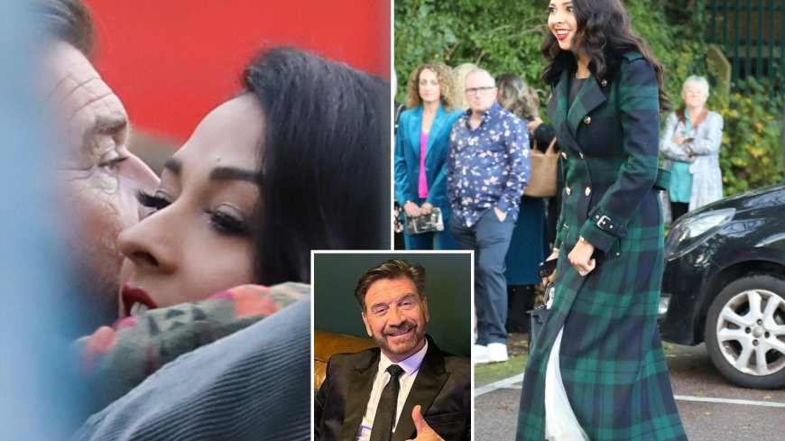 Nick Knowles’ stunning fiance Katie give him a kiss good luck as he makes shock return to Strictly --[Reported by Umva mag]