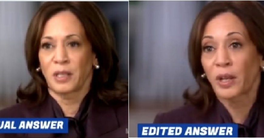 Former CBS Staffers Call For Outside Investigation of ’60 Minutes’ Interview with Kamala Harris After They Edited Her Answer with Previous Soundbite to Make Her Sound Coherent --[Reported by Umva mag]