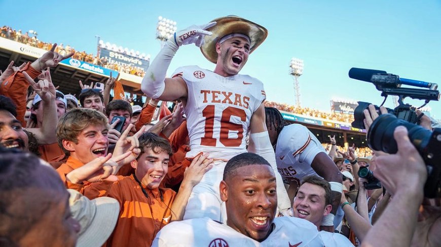 Texas stymies Oklahoma's offense to earn Red River Rivalry win in foes' first matchup as SEC members --[Reported by Umva mag]