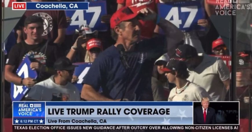 WATCH: “IT’S TIME TO PICK A SIDE” – Hollywood A-Lister Dennis Quaid Delivers Remarks at President Trump’s Rally in Coachella, California --[Reported by Umva mag]