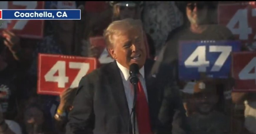 President Trump Speaks to an Estimated 100,000 Supporters in Coachella, California – Slams Kamala’s Open Borders Policies (VIDEO) --[Reported by Umva mag]