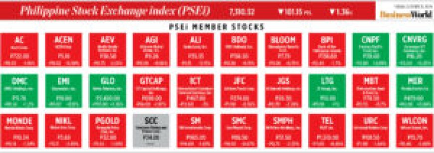 How PSEi member stocks performed — October 11, 2024 --[Reported by Umva mag]