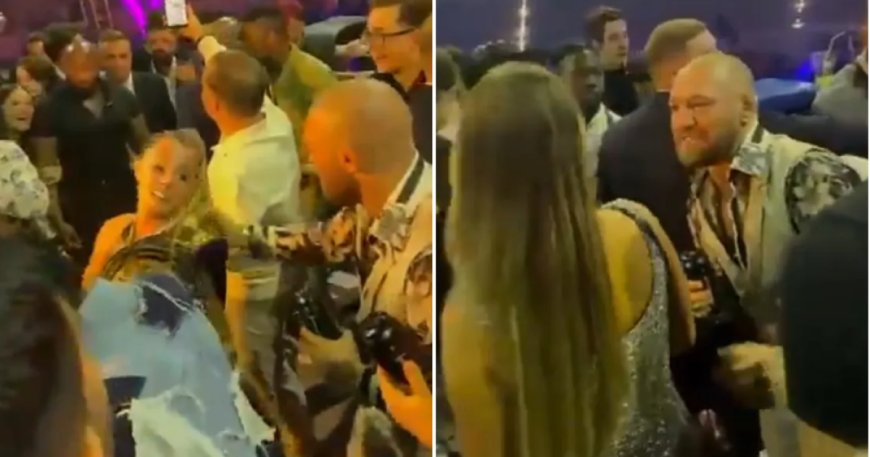 Conor McGregor’s fiancee steps in after he grabs another woman’s hair during afterparty --[Reported by Umva mag]