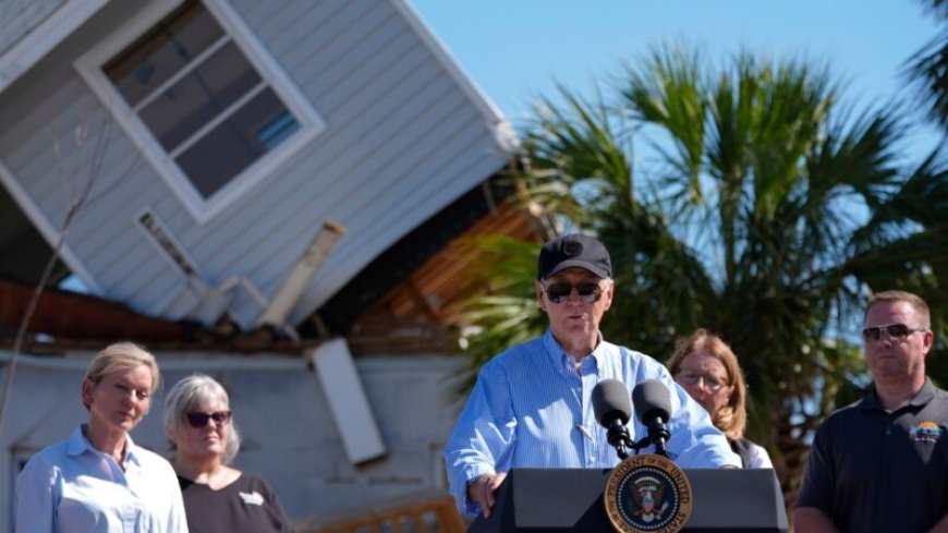 Biden surveys Hurricane Milton damage in Florida; Harris attends church in North Carolina  --[Reported by Umva mag]