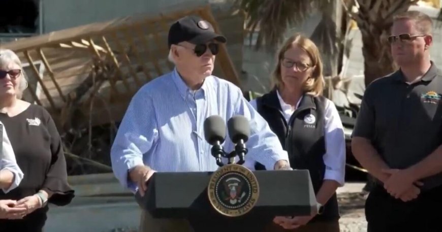 SICK! Joe Biden Lies About His House Burning Down to Hurricane Victims in Florida (VIDEO) --[Reported by Umva mag]