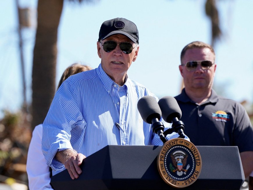 Biden surveys Hurricane Milton destruction in Florida, pledges support --[Reported by Umva mag]