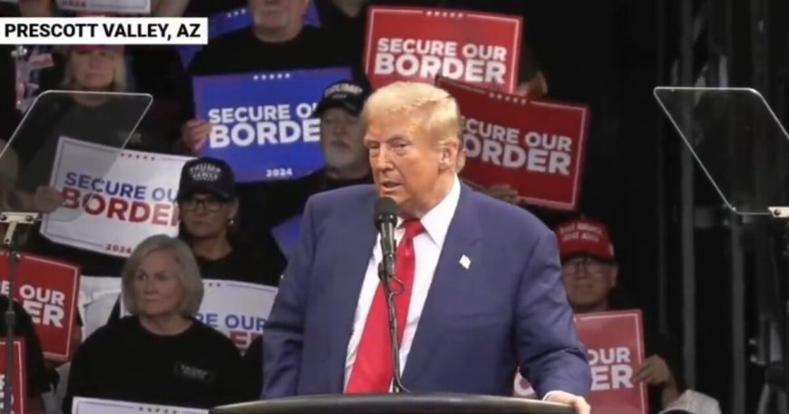 President Trump Issues Warning in Prescott Valley, Arizona Speech, “If Kamala Gets Four More Years, the Entire Country Will Be Turned Into a Migrant Camp” (VIDEO) --[Reported by Umva mag]