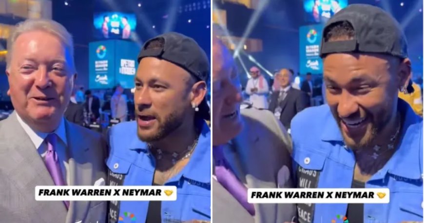 Neymar responds as Frank Warren asks him to join Arsenal --[Reported by Umva mag]