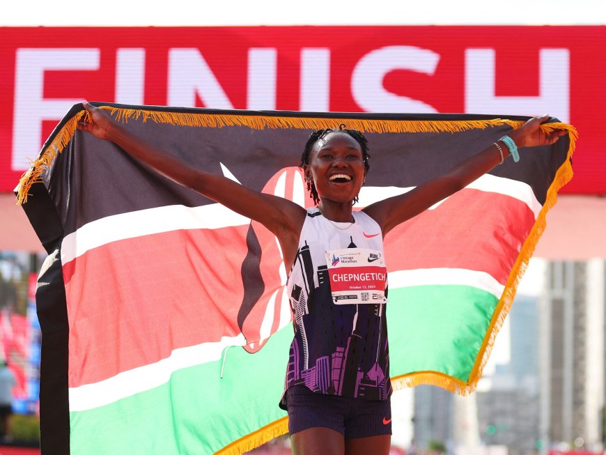 Kenya’s Ruth Chepngetich breaks women’s marathon world record in Chicago --[Reported by Umva mag]