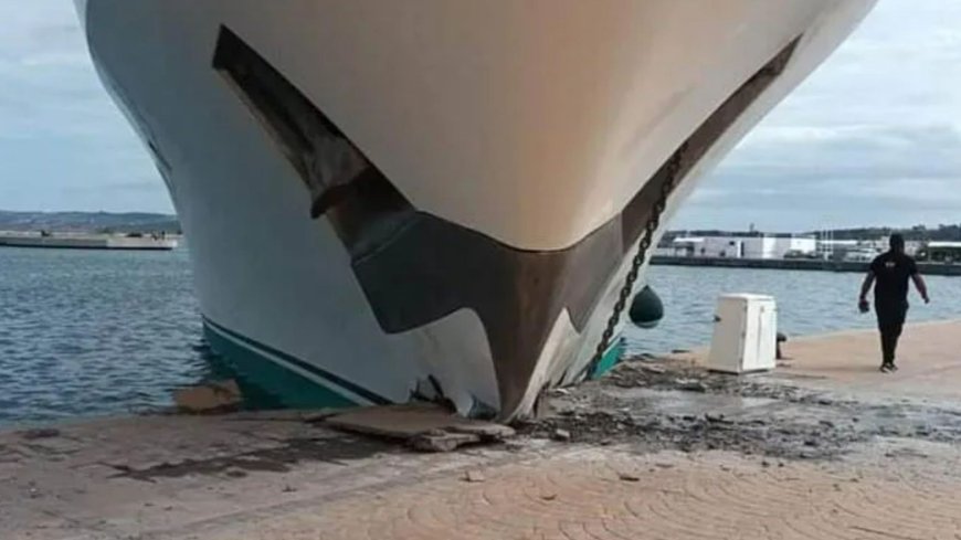 Saudi prince’s £70m superyacht CRASHES as vessel once owned Trump & that starred in Bond movie seen ploughing into dock --[Reported by Umva mag]