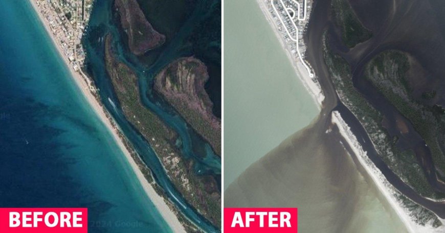 Satellite images show how Hurricane Milton reshaped Florida --[Reported by Umva mag]