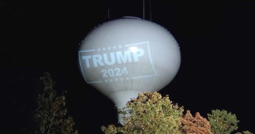 Triggered Massachusetts Town Officials Lose It and Vow to Punish Resident For Projecting Epic Trump Sign on Water Tower – Here’s How to Help the Resident --[Reported by Umva mag]