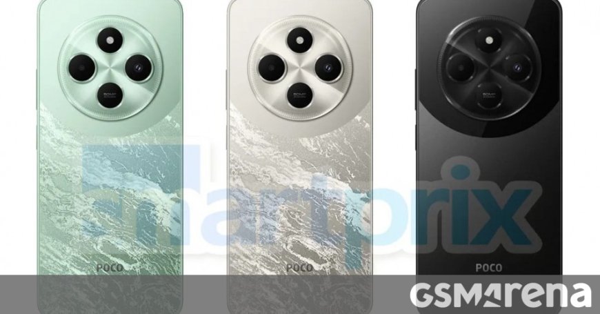 Poco C75 leaked images show some glitzy color versions --[Reported by Umva mag]