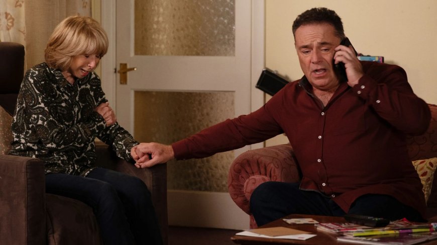 Gail Platt rushed to hospital clutching her chest in harrowing Coronation Street exit storyline --[Reported by Umva mag]